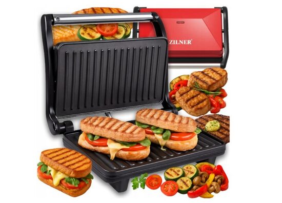 Uždaras grilis Sumuštinių ir kepsnių grilius, 800W